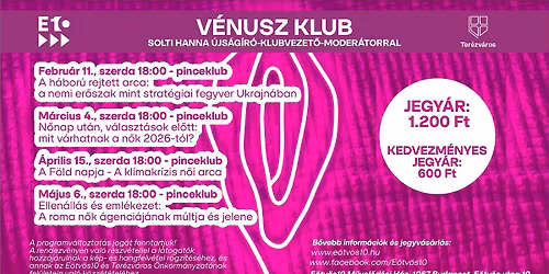 V\u00c9NUSZ KLUB: Ellen\u00e1ll\u00e1s \u00e9s eml\u00e9kezet: A roma n\u0151k \u00e1genci\u00e1j\u00e1nak m\u00faltja \u00e9s jelene