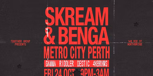 Together Group Presents: Skream B2B Benga (UK)
