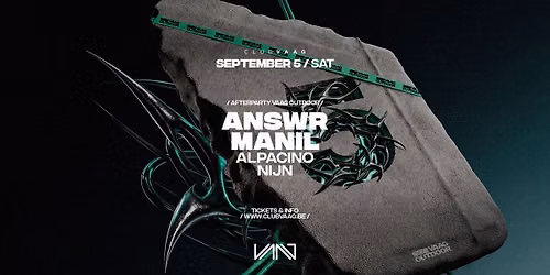 VAAG OUTDOOR AFTER W\/ ANSWR, MANIL, ALPACINO & NIJN