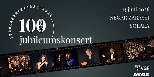 Jubileumskonsert - en musikalisk tidsresa med Lodolak\u00f6ren