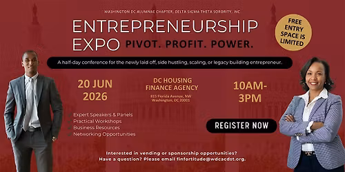 Entrepreneurship Expo: Pivot. Profit. Power.