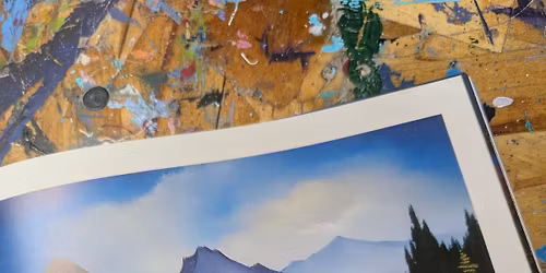 June Bob Ross Style Paint Class