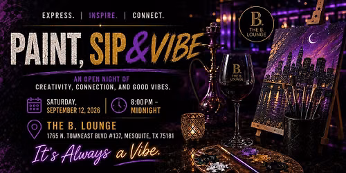 Paint, Sip, & Vibe