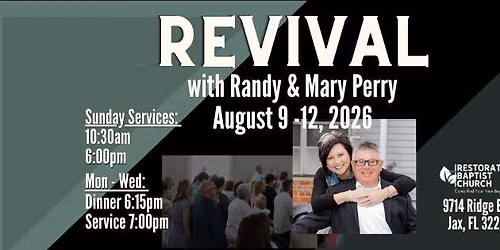 2026 Revival with Randy and Mary Perry