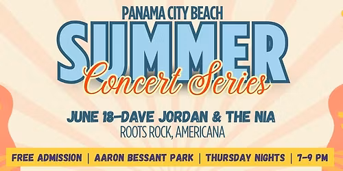 PCB Summer Concert Series | June 18- Dave Jordan & the NIA 