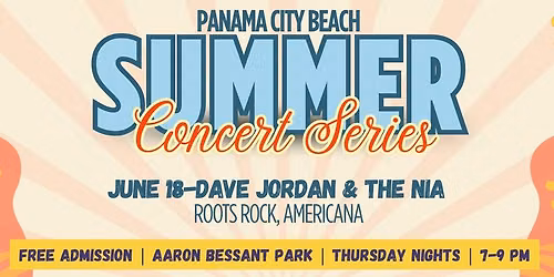PCB Summer Concert Series | June 18- Dave Jordan & the NIA 