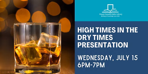 High Times in the Dry Times presentation