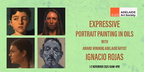 Expressive Portrait Painting in Oils with Ignacio Rojas Workshop