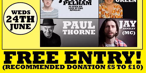 Fat Penguin Comedy Club Presents: JONNY PELHAM & PAUL THORNE