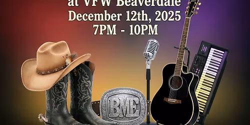 BME presents: CeCe Stewart at VFW Beaverdale for Country Western night