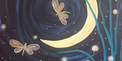 Paint and Sip Event: Dragonfly Moon Fantasy