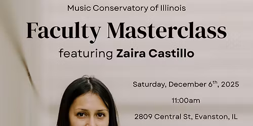 Piano Masterclass for pre-college students