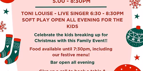 Christmas Kick Off Party FREE SOFT PLAY