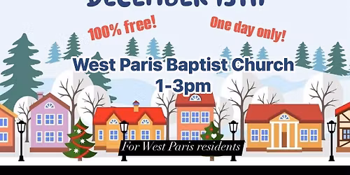 West Paris Free Christmas Shop 