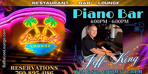 Piano Bar Featuring Jeff King