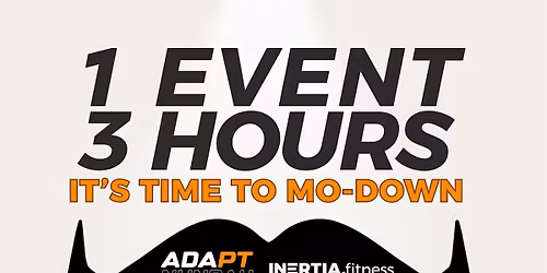 Mo-Down: A Fundraising Fitness Event by ADAPT & Inertia