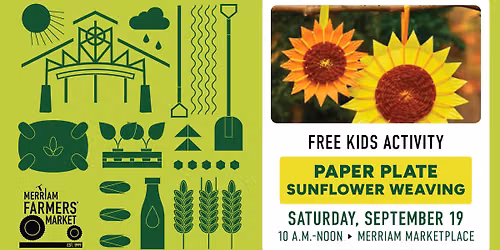 Free Kids Activity: Paper Plate Sunflower Weaving