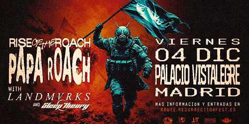Route Resurrection: Papa Roach (Madrid, 2026)