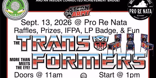 Transformers Launch Party Frenzy @ Pro Re Nata