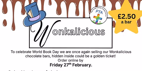 PRE ORDER NOW - Wonkalicious Bars are popping up on World Book Day on 5th March.