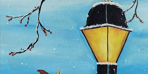 Cardinals in the Snow paint and sip in Redondo Beach!