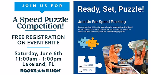 Join BAM for Speed Puzzling!