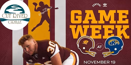 \ud83d\udd25 CMU Watch Party at The Cut River Grille \ud83c\udfc8 