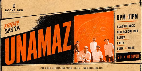 Live Band Night: Featuring Unamaz at Rock's Den