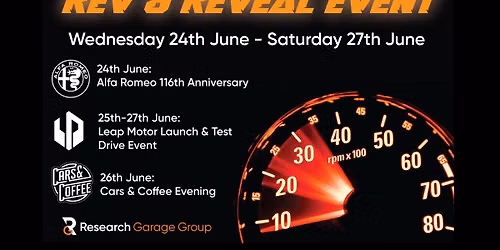 \ud83d\ude97\u2728 Rev & Reveal Week at Research Garage Nuneaton \u2728\ud83d\ude97