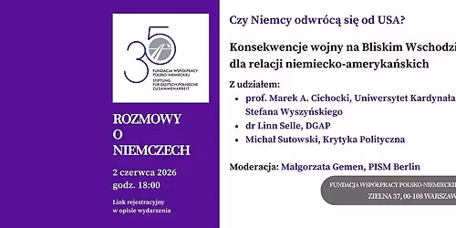 ROZMOWY O NIEMCZECH \/ Czy Niemcy odwr\u00f3c\u0105 si\u0119 od USA? 