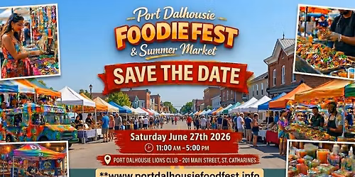 Port Dalhousie Foodie Fest & Summer Market 