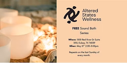 Sound Bath Series at Altered States Wellness Glade Parks