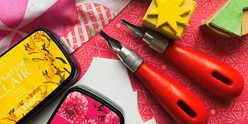 Rewoven: Stamp Carving & Fabric Printing