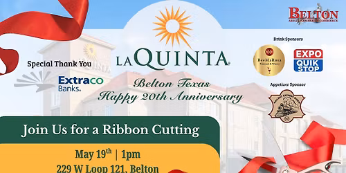 La Quinta Inn & Suites 20th Anniversary Ribbon Cutting Celebration