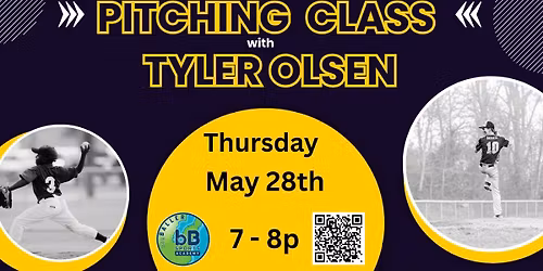 Baseball pitching class with Coach Tyler