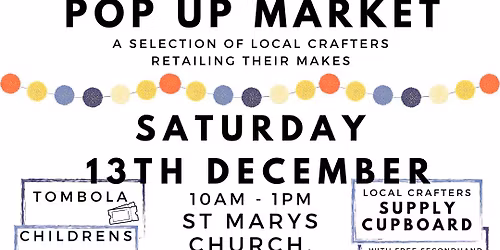 Local Crafters Pop Up Market Hinckley