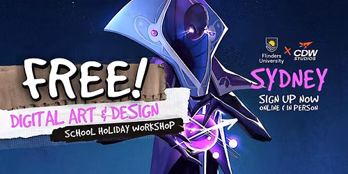 Digital Art - Holiday Workshop at CDW Studios - Sydney & Online (1 OCT)