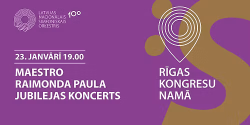 MAESTRO RAIMONDA PAULA JUBILEJAS KONCERTS