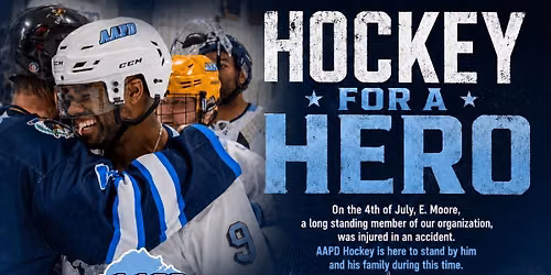 Hockey for a Hero | AAPD Hockey Club vs Prince William County Inferno