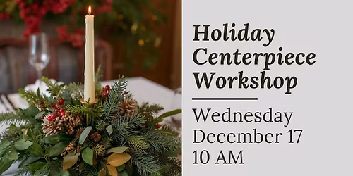 Make a Holiday Centerpiece