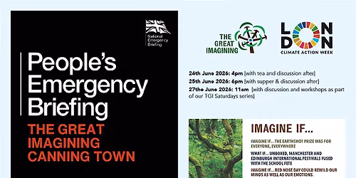 LONDON CLIMATE ACTION WEEK & THE GREAT IMAGINING