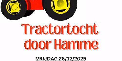 Tractortocht door Hamme \ud83d\ude9c\ud83c\udf84