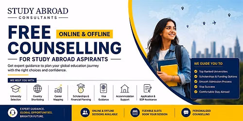 Free Study Abroad Counselling