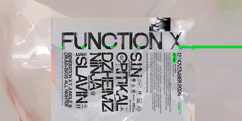 Function X : S.I.N - CRITICAL - DZHEIMZ & NINJA - SLAVIN at BAR IDA