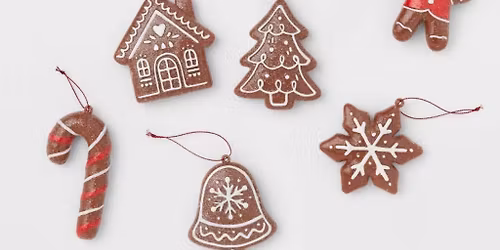Clay Gingerbread Ornament Class