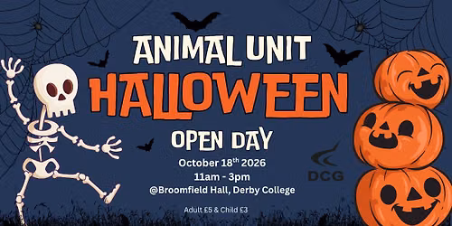 Animal Unit Open Day - Halloween Themed