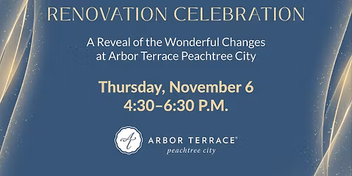 Arbor Terrace Peachtree City's Big Reveal
