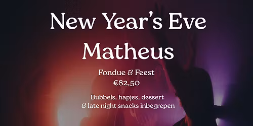 New Year's Eve - Fondue & feest
