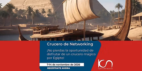 KCN II Crucero de Networking por el Nilo  - 7-14 noviembre