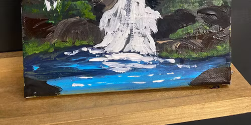 Waterfall Wine & Paint Evening